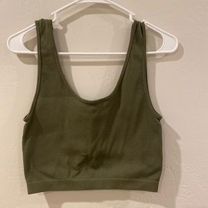 Women’s cropped workout top | boom boom jeans | size large/extra large